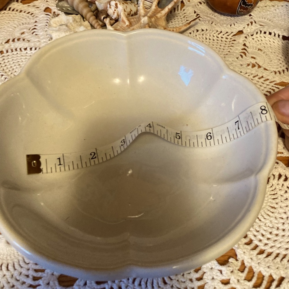 Bowl & Pitcher Set/2, 5.5” T x 8” W, w/floral pattern - Picture 5 of 15